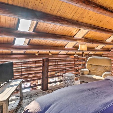 Classic Colorado Log Home With Mountain Views! Florissant Eksteriør bilde